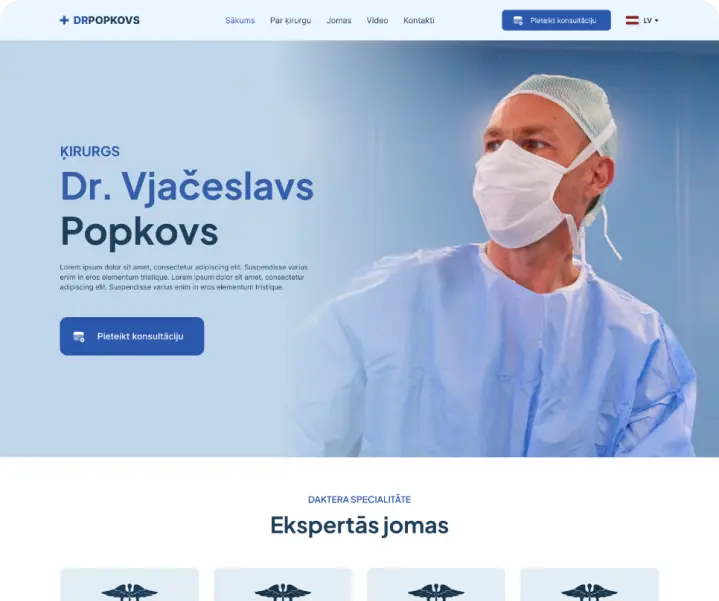 Ķirurga mājas lapa