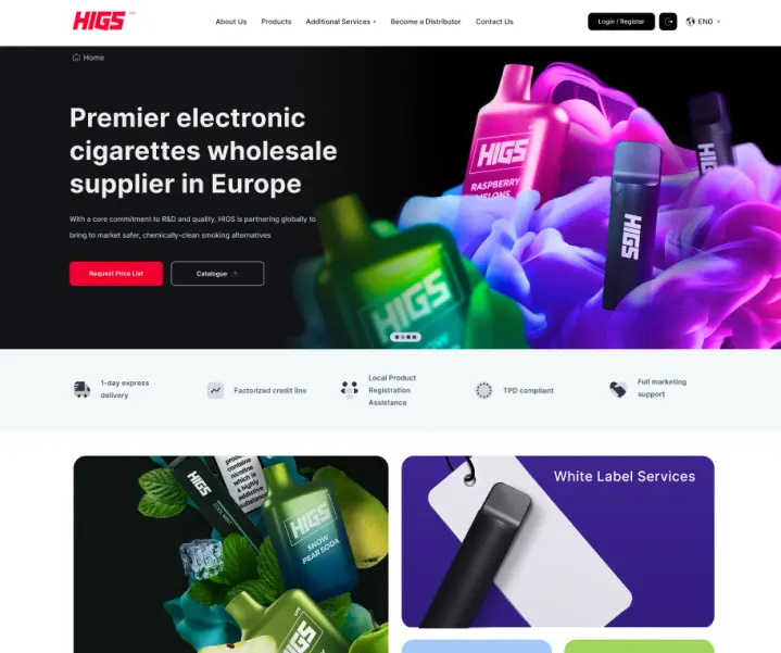 E-cigarešu izplatītājs